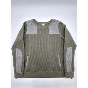 L.L. Bean Textured Sweater Mens Large Long Sleeve Pullover With Front Pockets